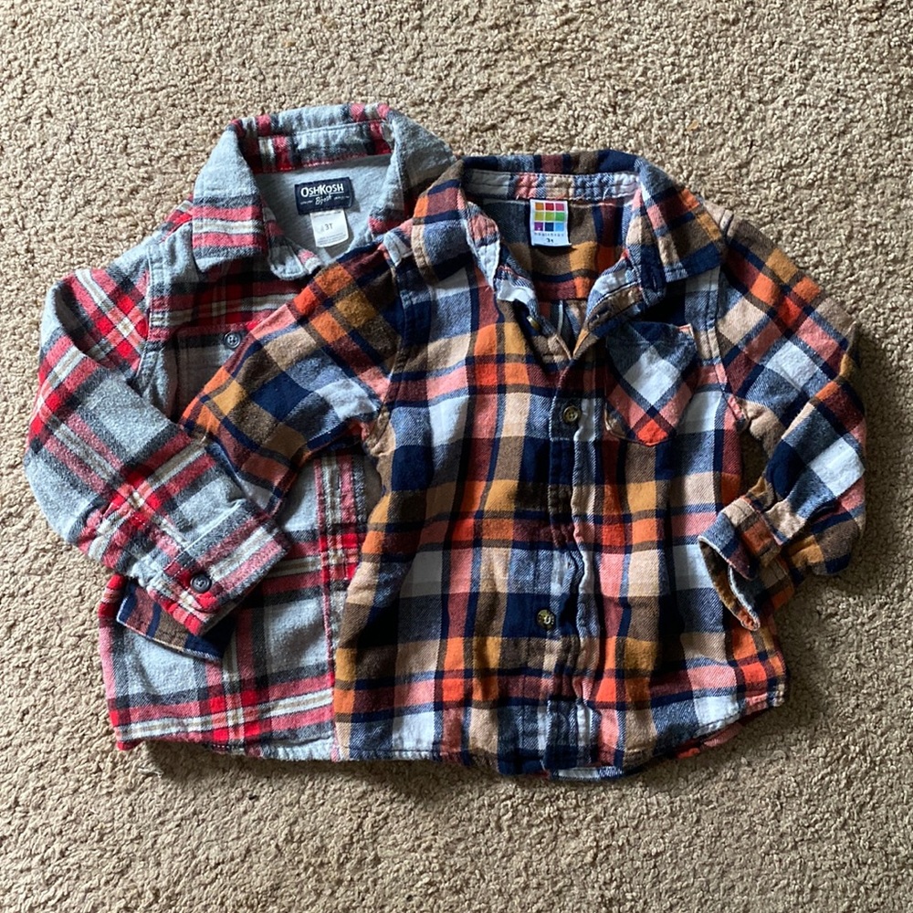 OSHKOSH B’GOSH flannel shirts
